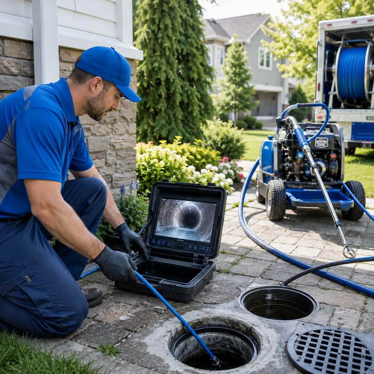 Outdoor drain cleaning professionals serving Watertown, WI